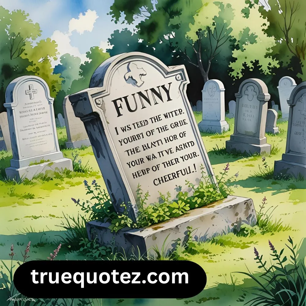 Funny Tombstone Quotes
