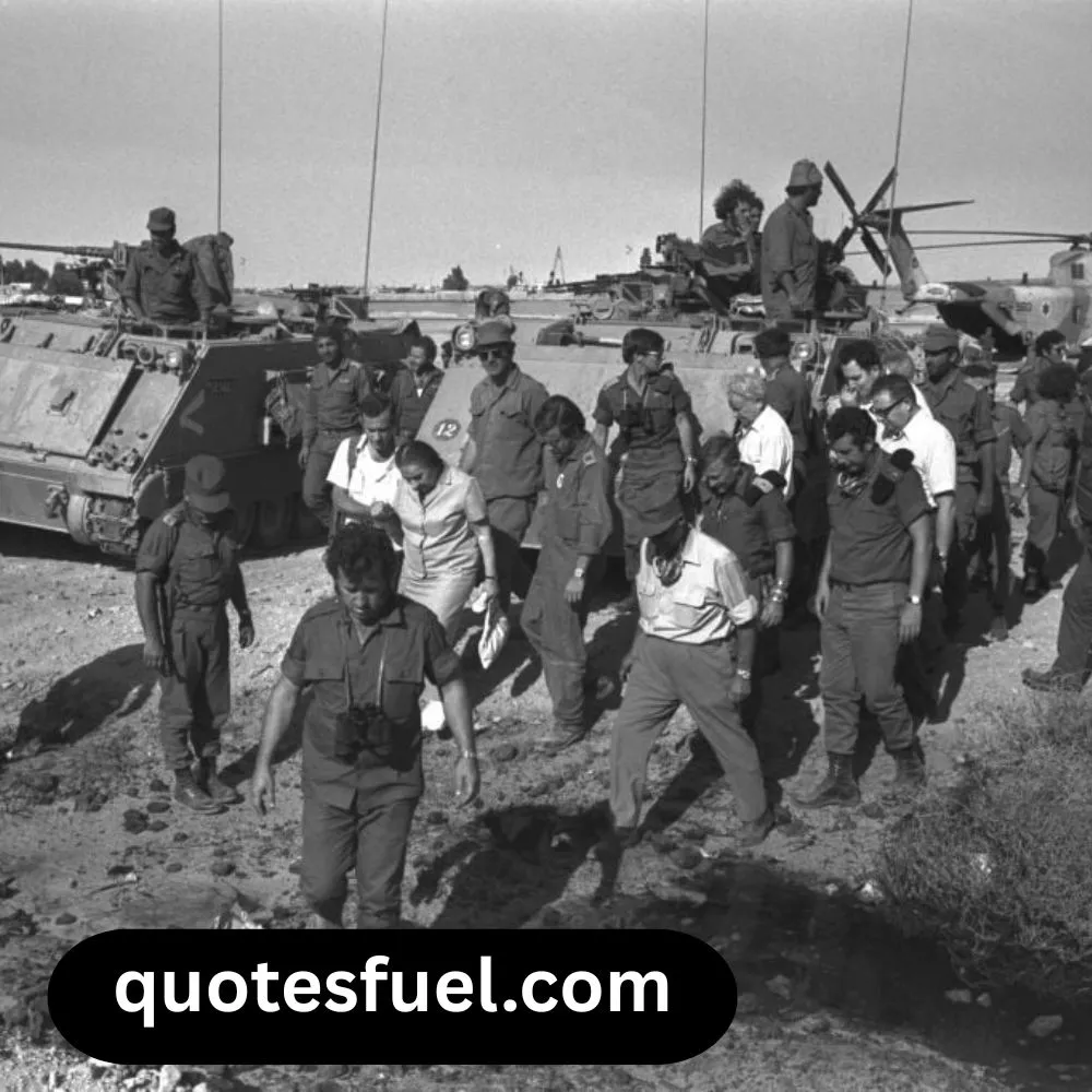 Golda Meir Quotes About War