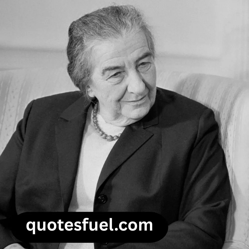 Golda Meir Quotes Peace