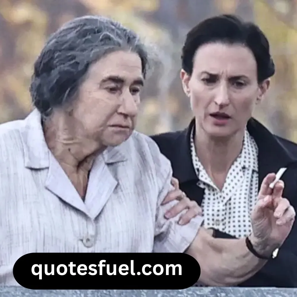 Golda Meir Quotes We Want to Live