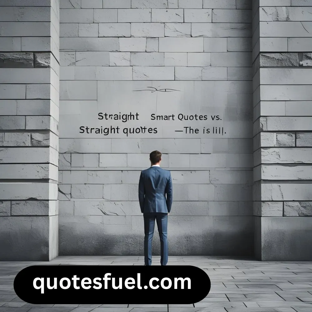 Smart Quotes vs Straight Quotes