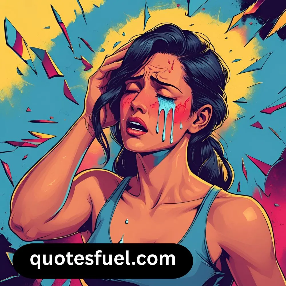 Strong Woman Pain Tear Heart Broken Quotes