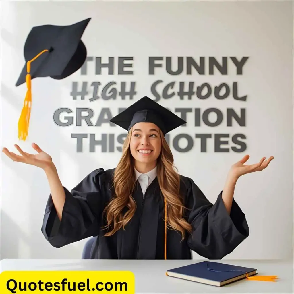 Funny High School Graduation Quotes