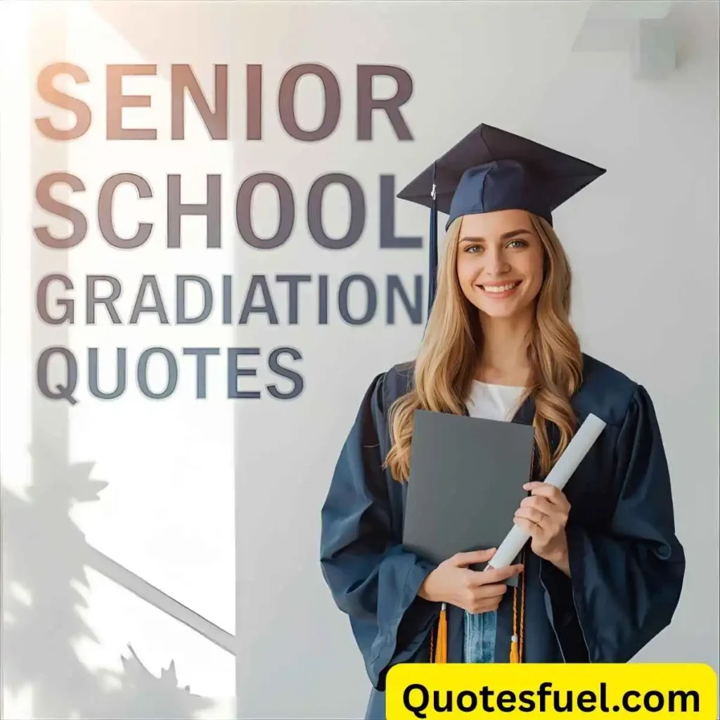 Senior High School Graduation Quotes