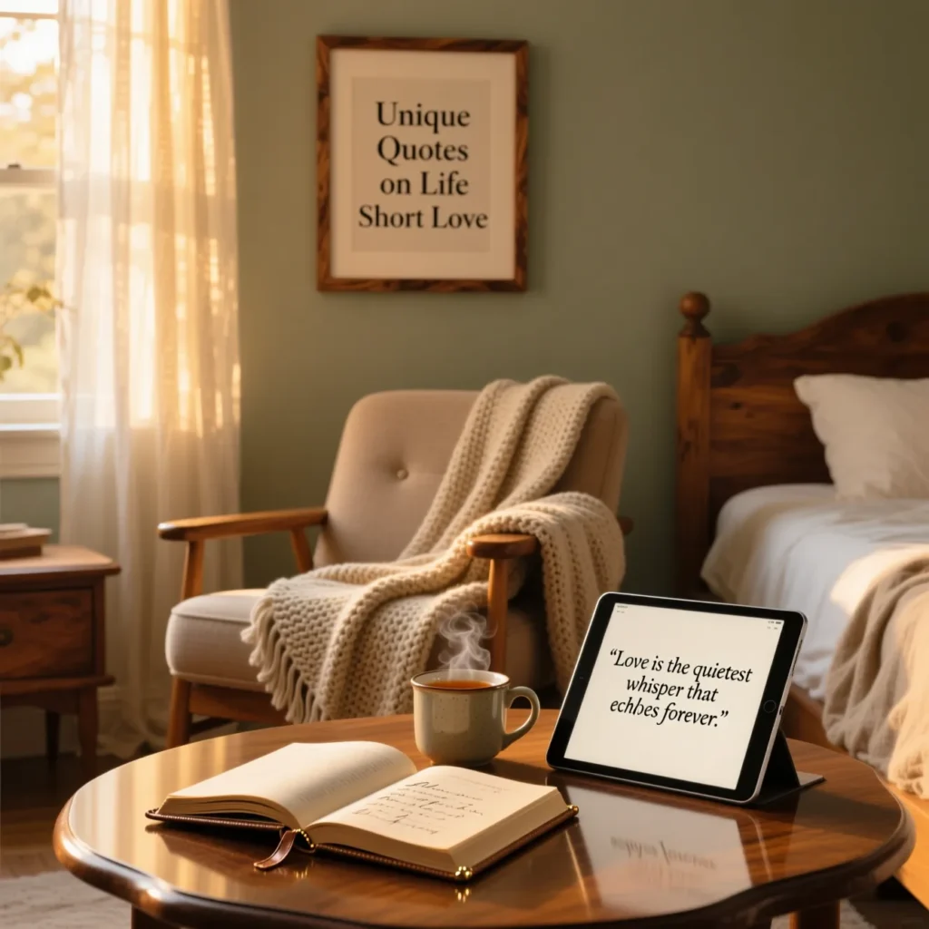 Unique Quotes on Life Short Love