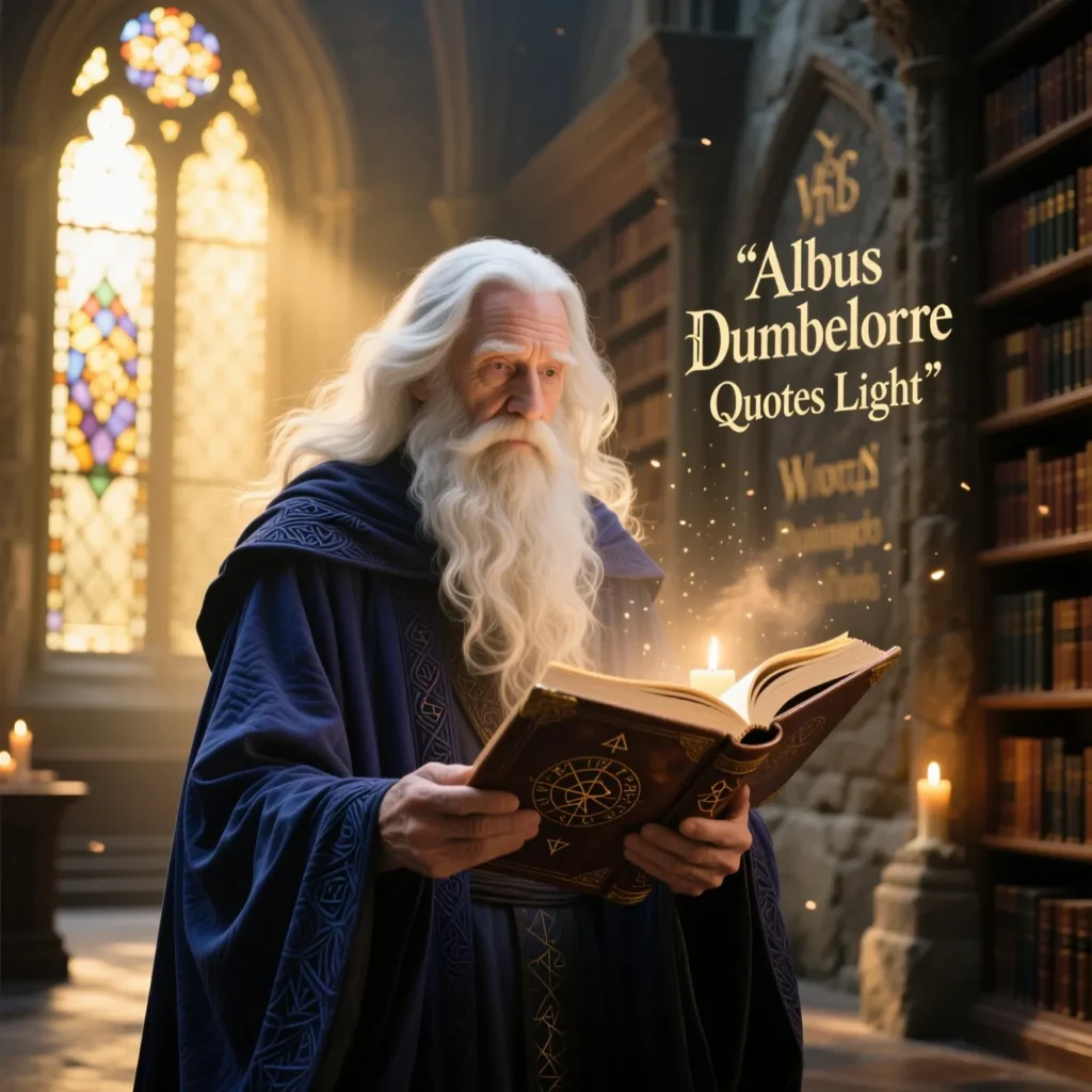 Albus Dumbledore Quotes Light