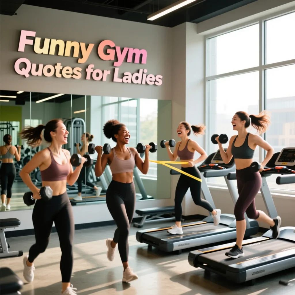 Funny Gym Quotes for Ladies