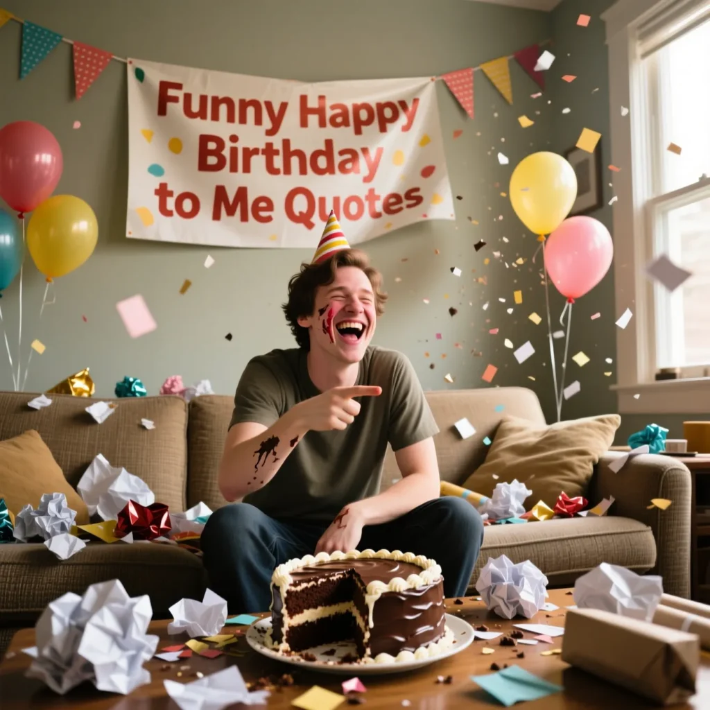 Funny Happy Birthday to Me Quotes