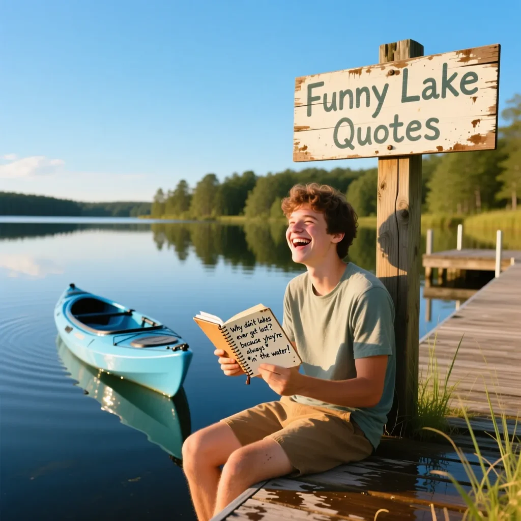 Funny Lake Quotes
