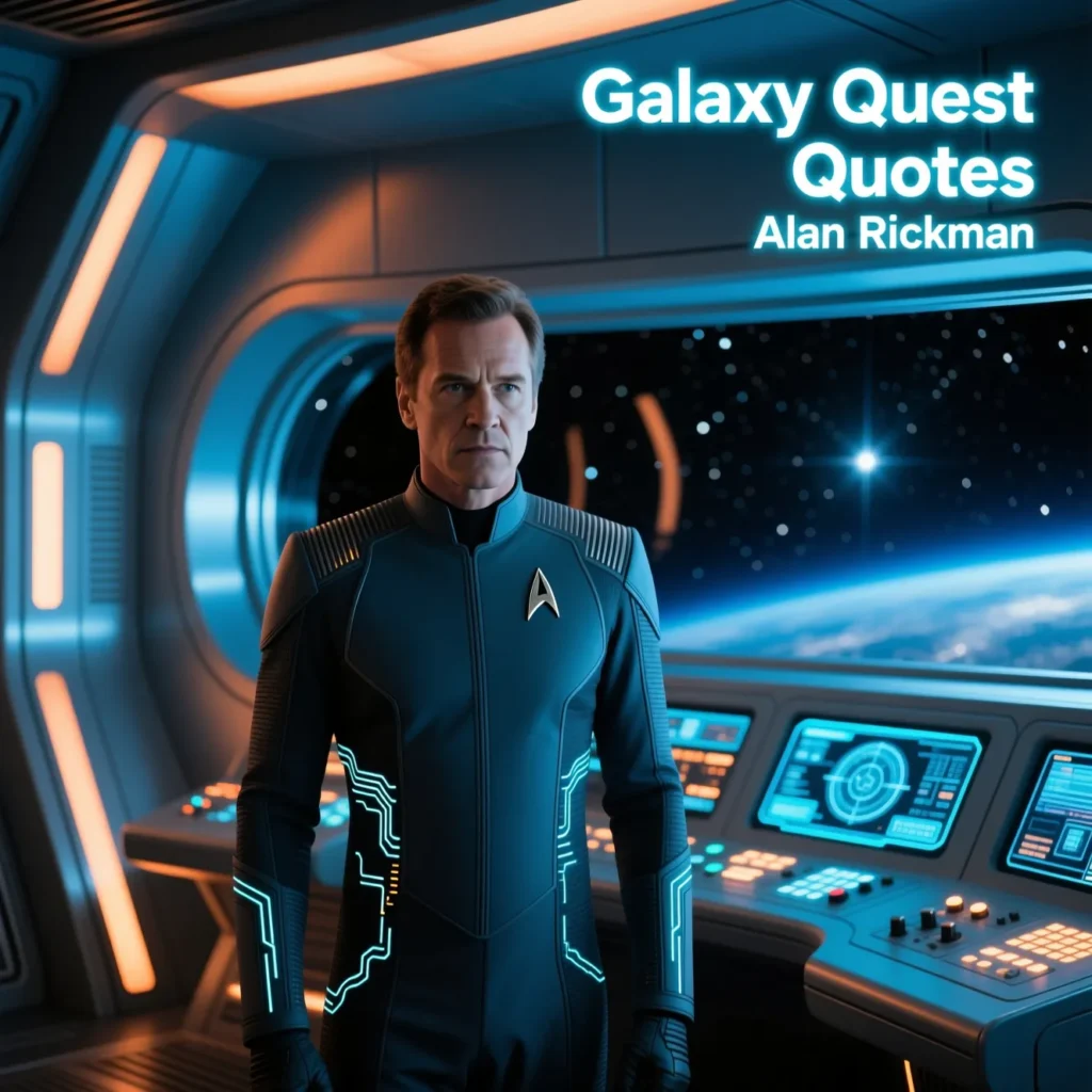 Galaxy Quest Quotes Alan Rickman