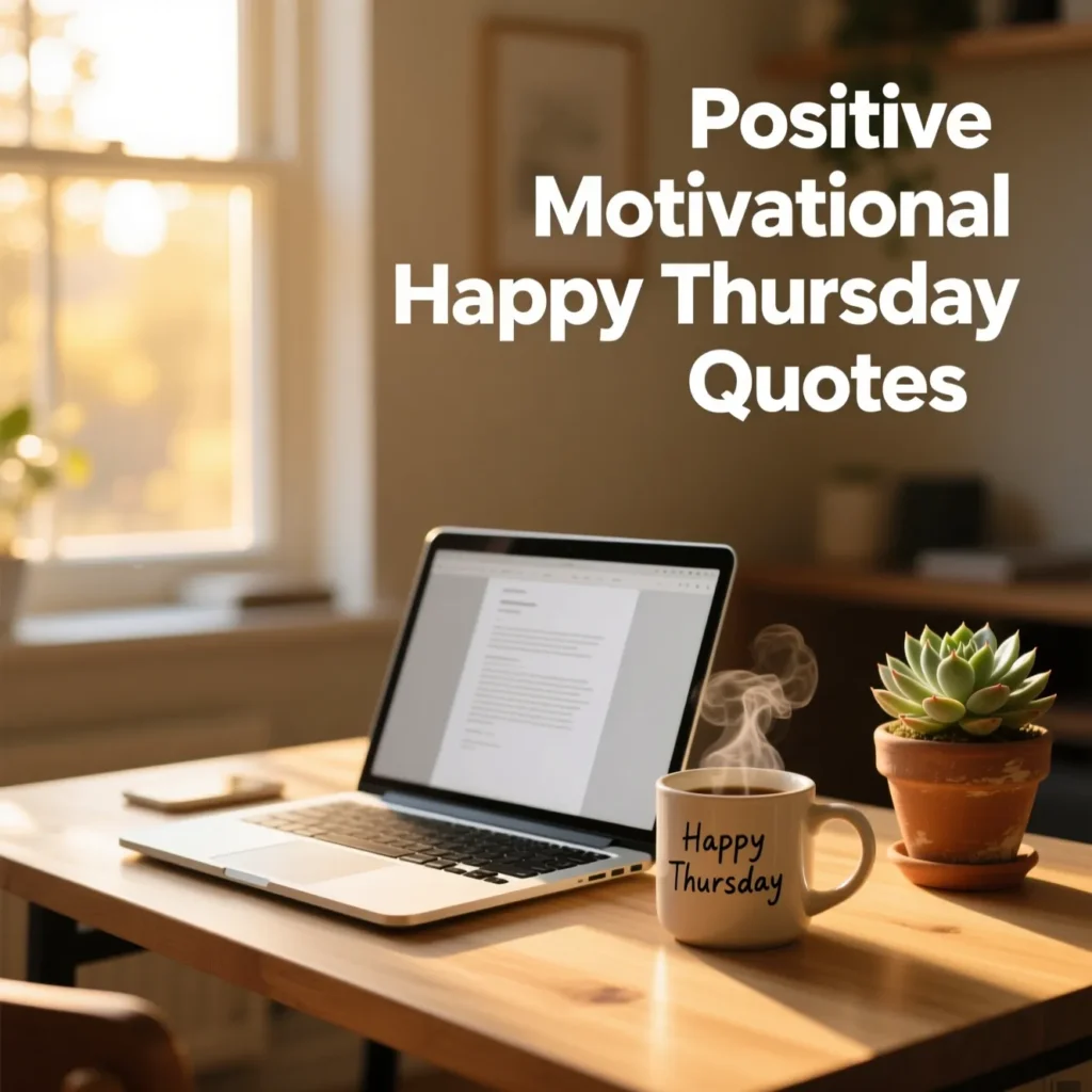 Positive Motivational Happy Thursday Quotes