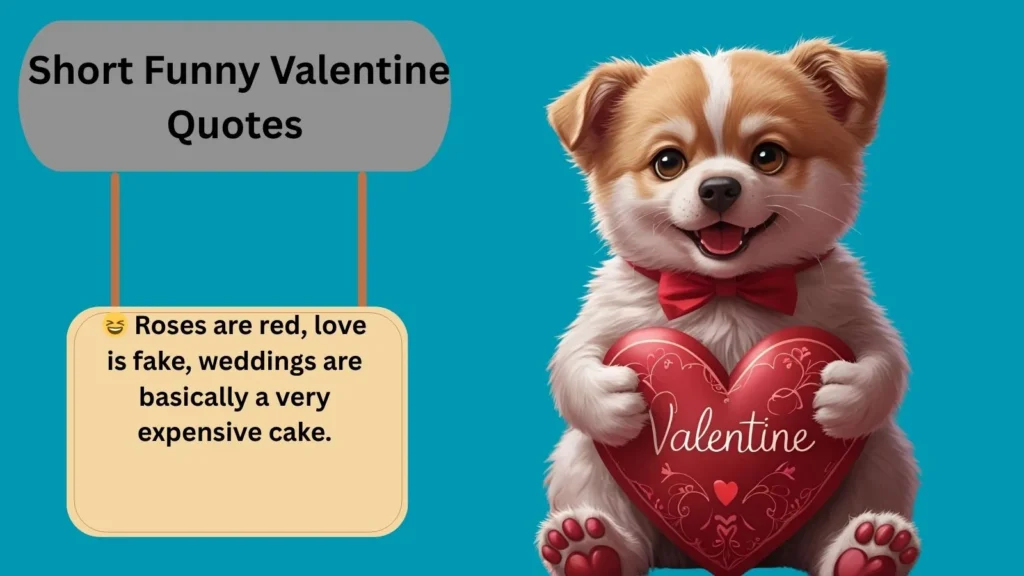 Short Funny Valentine Quotes