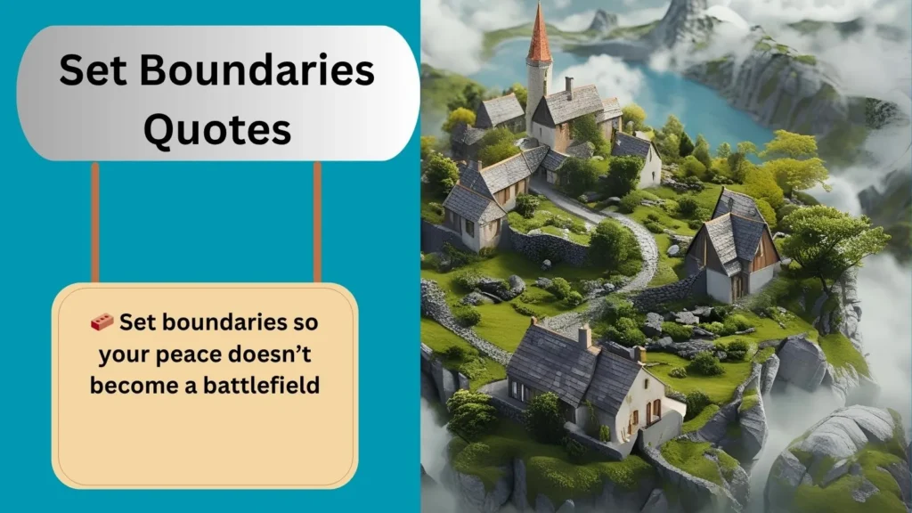 Set Boundaries Quotes