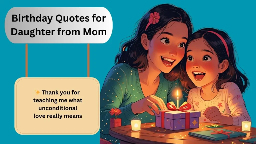 Birthday Quotes for Daughter from Mom