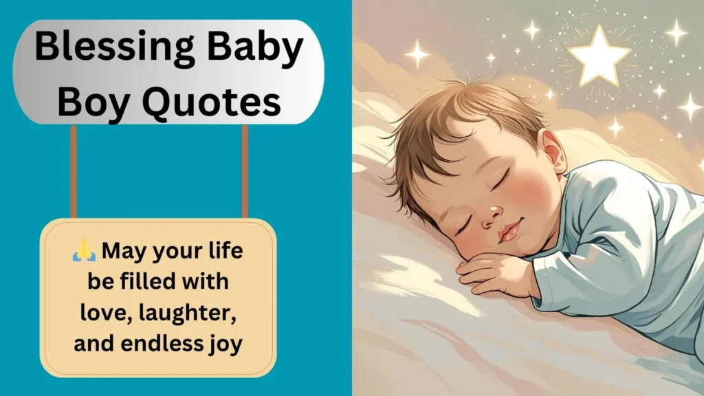 Blessing Baby Boy Quotes