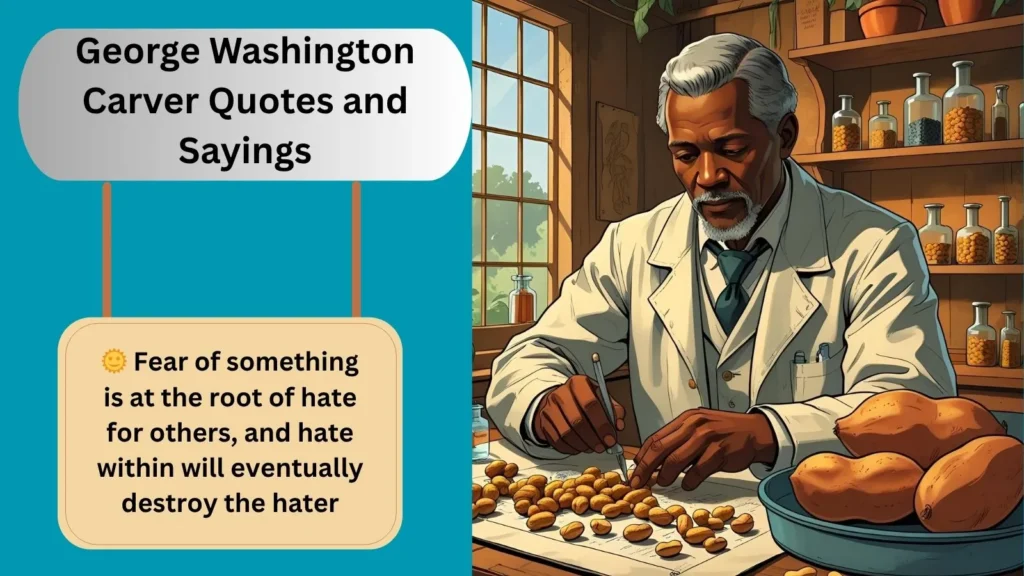 George Washington Carver Quotes and Sayings