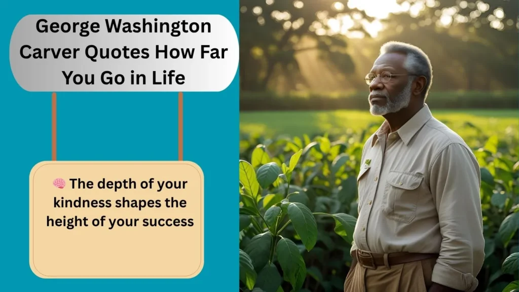 George Washington Carver Quotes How Far You Go in Life