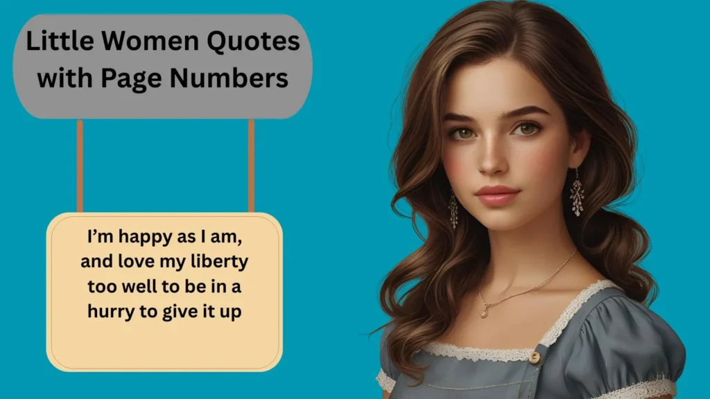Little Women Quotes with Page Numbers