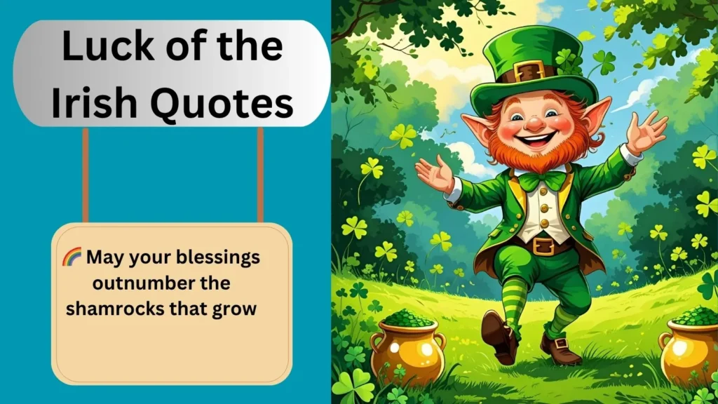 Luck of the Irish Quotes