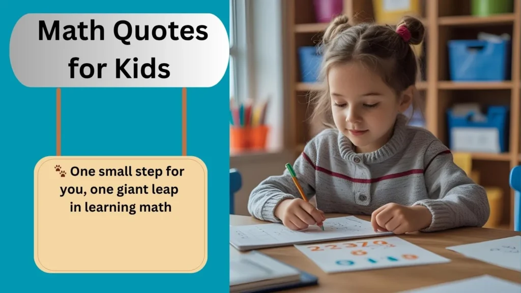 Math Quotes for Kids