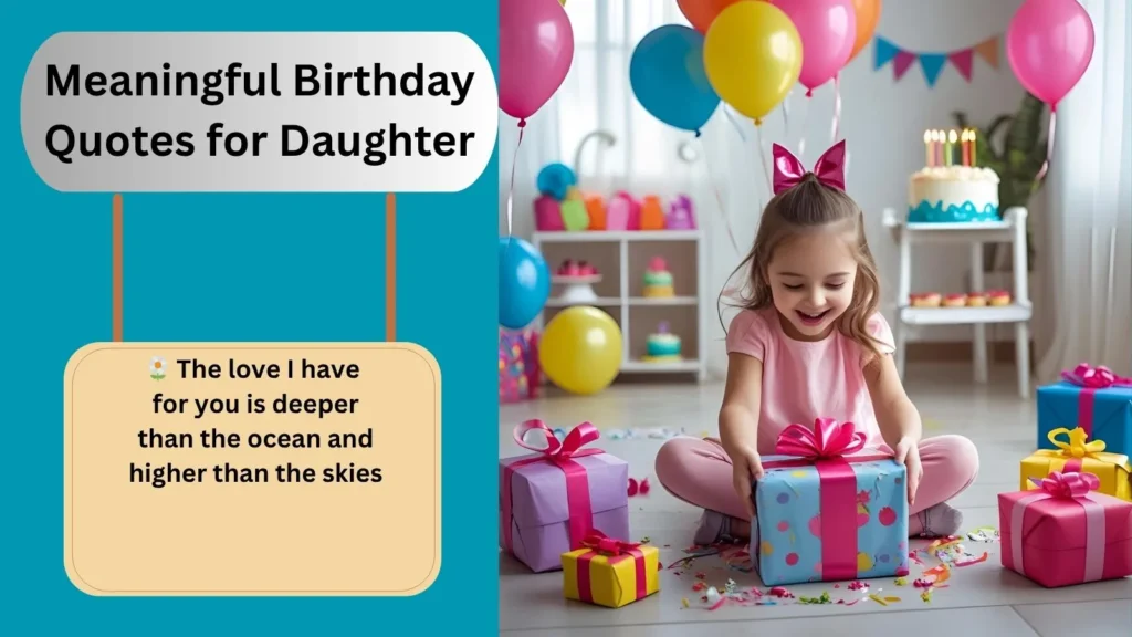 Meaningful Birthday Quotes for Daughter
