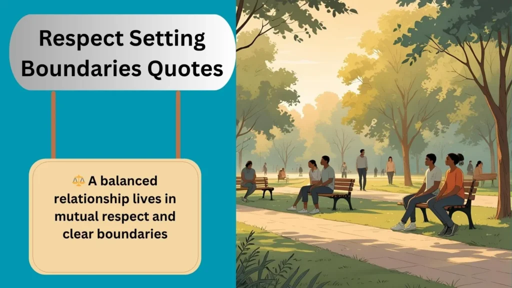 Respect Setting Boundaries Quotes