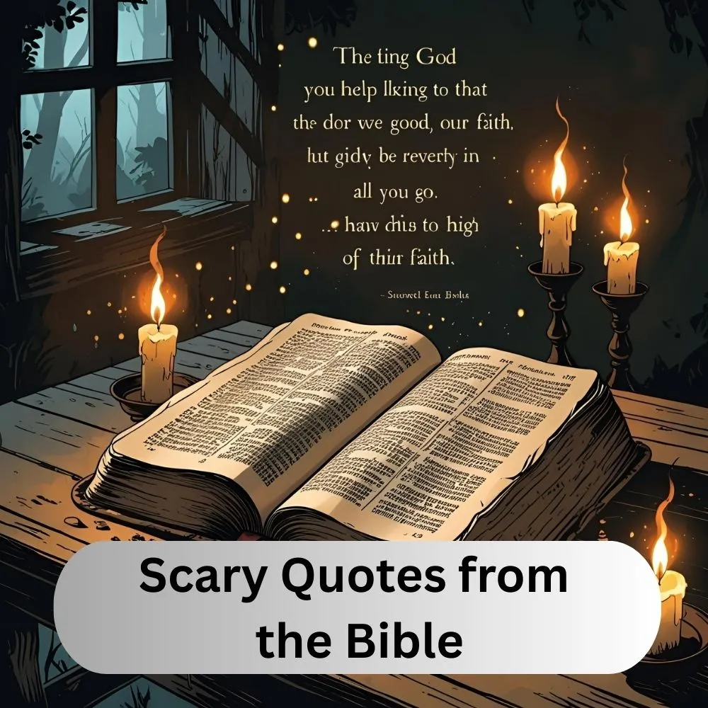 Scary Quotes from the Bible